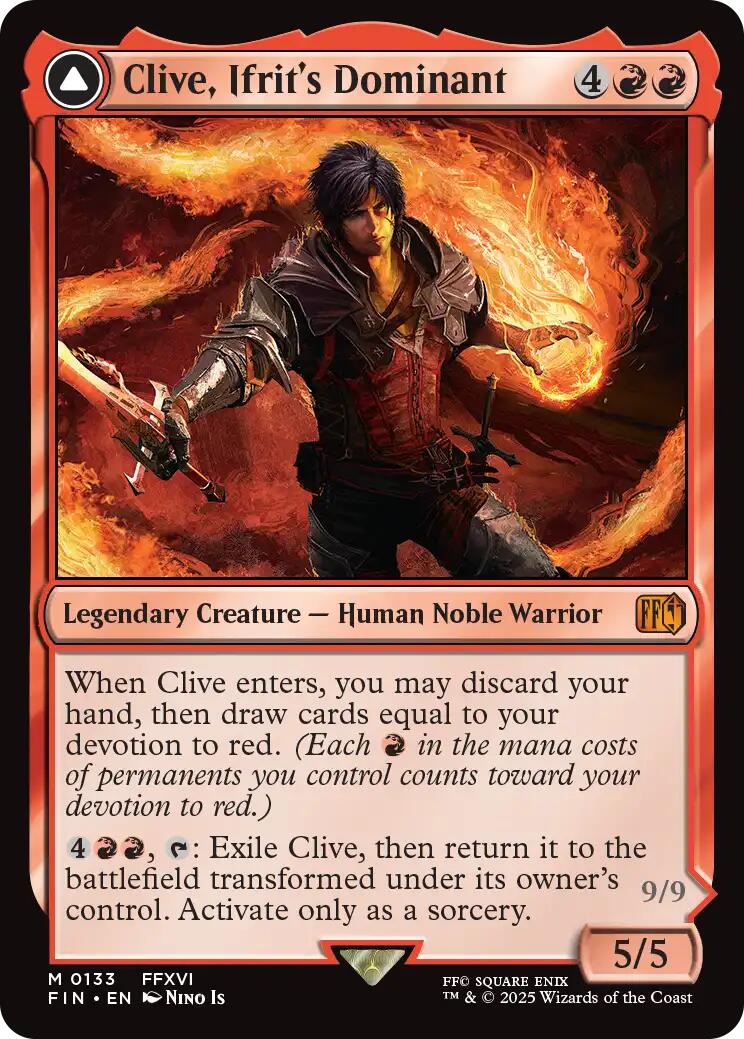 Clive, Ifrit's Dominant // Ifrit, Warden of Inferno [FINAL FANTASY] | Pegasus Games WI