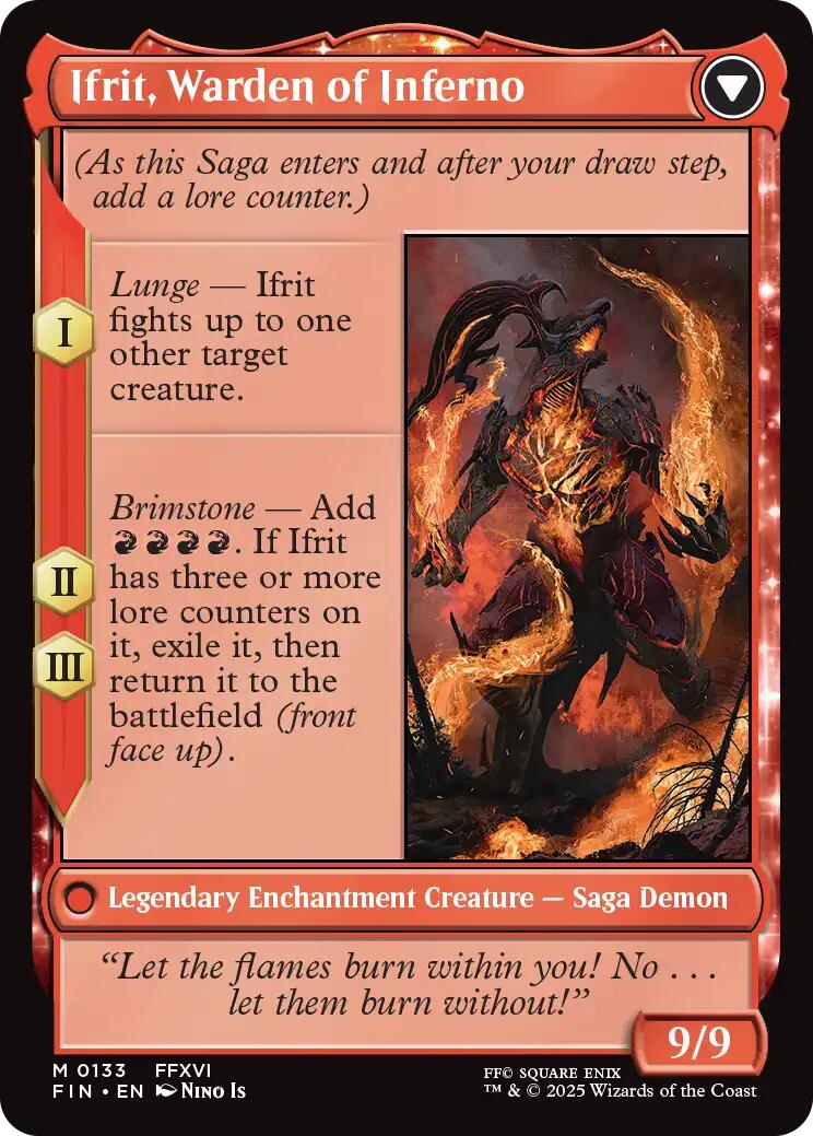 Clive, Ifrit's Dominant // Ifrit, Warden of Inferno [FINAL FANTASY] | Pegasus Games WI