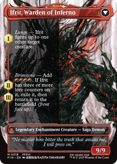 Clive, Ifrit's Dominant // Ifrit, Warden of Inferno (Borderless) (0318) [FINAL FANTASY] | Pegasus Games WI