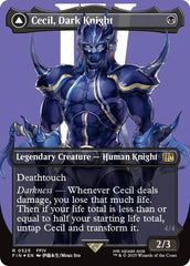 Cecil, Dark Knight // Cecil, Redeemed Paladin (Borderless) (Surge Foil) [FINAL FANTASY] | Pegasus Games WI