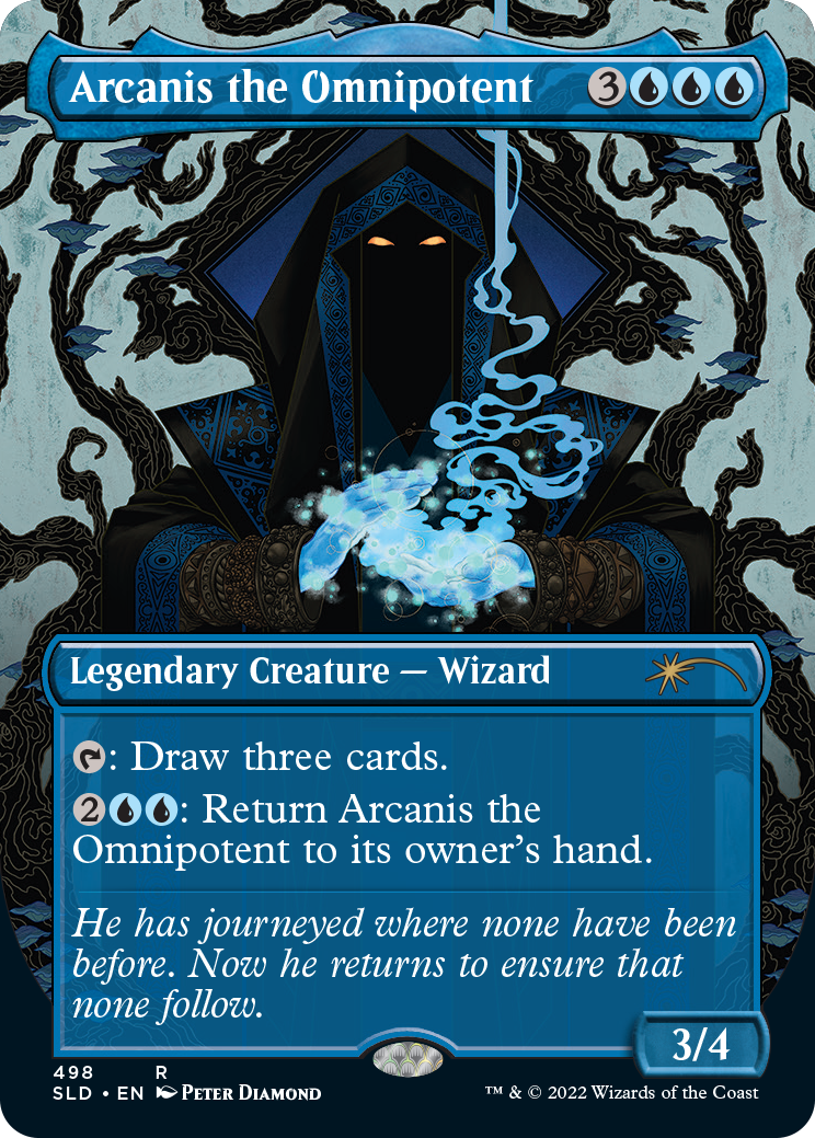 Arcanis the Omnipotent (Borderless) [Secret Lair Drop Series] | Pegasus Games WI