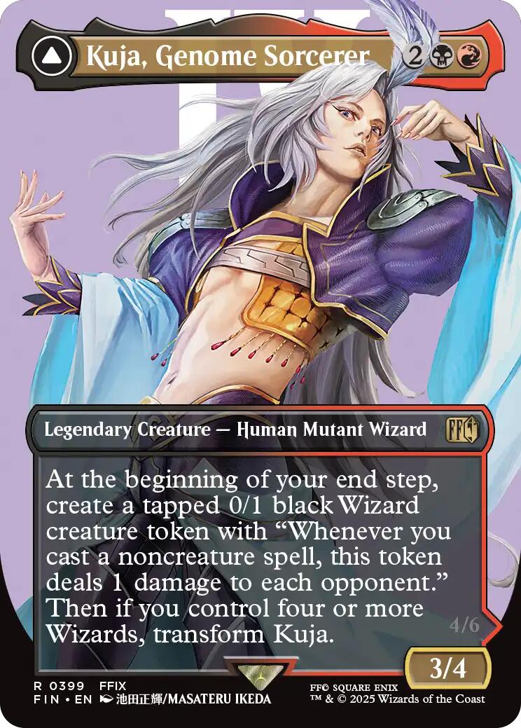 Kuja, Genome Sorcerer // Trance Kuja, Fate Defied (Borderless) [FINAL FANTASY] | Pegasus Games WI