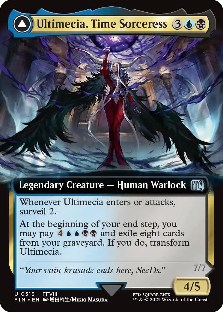 Ultimecia, Time Sorceress // Ultimecia, Omnipotent (Extended Art) [FINAL FANTASY] | Pegasus Games WI