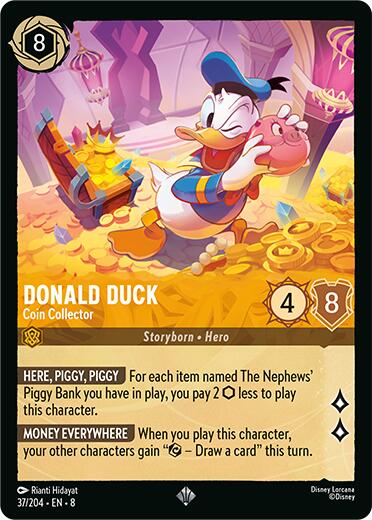 Donald Duck - Coin Collector (37/204) [Reign of Jafar] | Pegasus Games WI