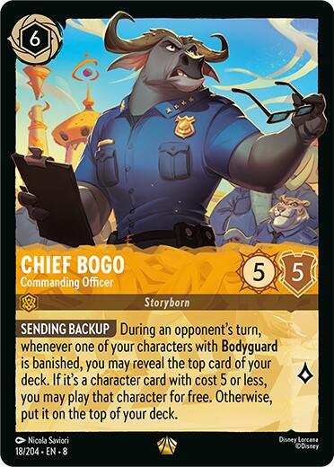 Chief Bogo - Commanding Officer (18/204) [Reign of Jafar] | Pegasus Games WI