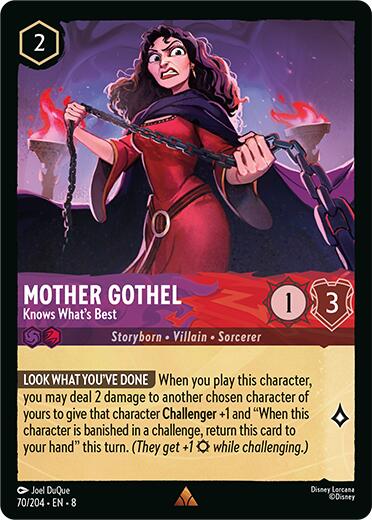 Mother Gothel - Knows What's Best (70/204) [Reign of Jafar] | Pegasus Games WI