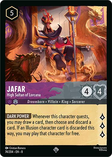 Jafar - High Sultan of Lorcana (74/204) [Reign of Jafar] | Pegasus Games WI