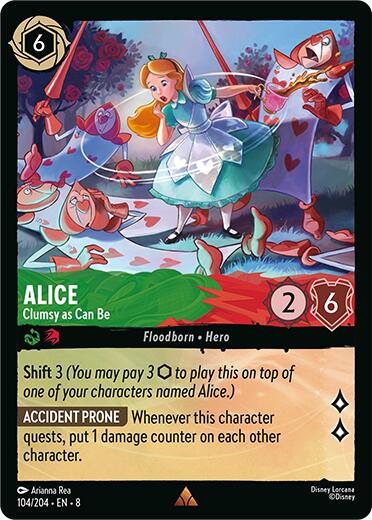 Alice - Clumsy as Can Be (104/204) [Reign of Jafar] | Pegasus Games WI