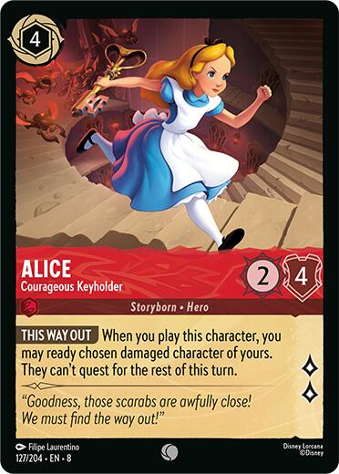 Alice - Courageous Keyholder (127/204) [Reign of Jafar] | Pegasus Games WI