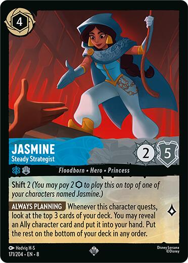 Jasmine - Steady Strategist (171/204) [Reign of Jafar] | Pegasus Games WI