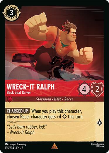Wreck-It Ralph - Back Seat Driver (135/204) [Reign of Jafar] | Pegasus Games WI