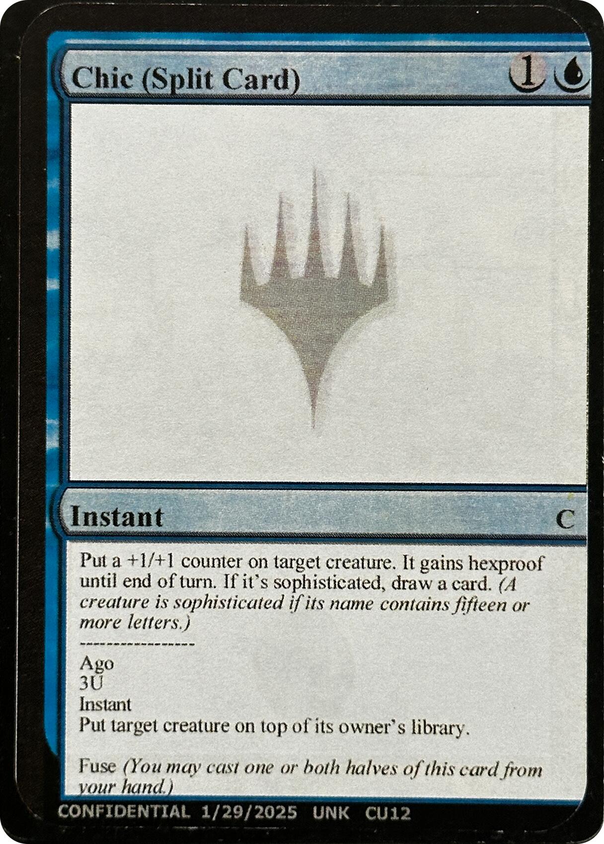 Chic (Split Card) [Unknown Event] | Pegasus Games WI
