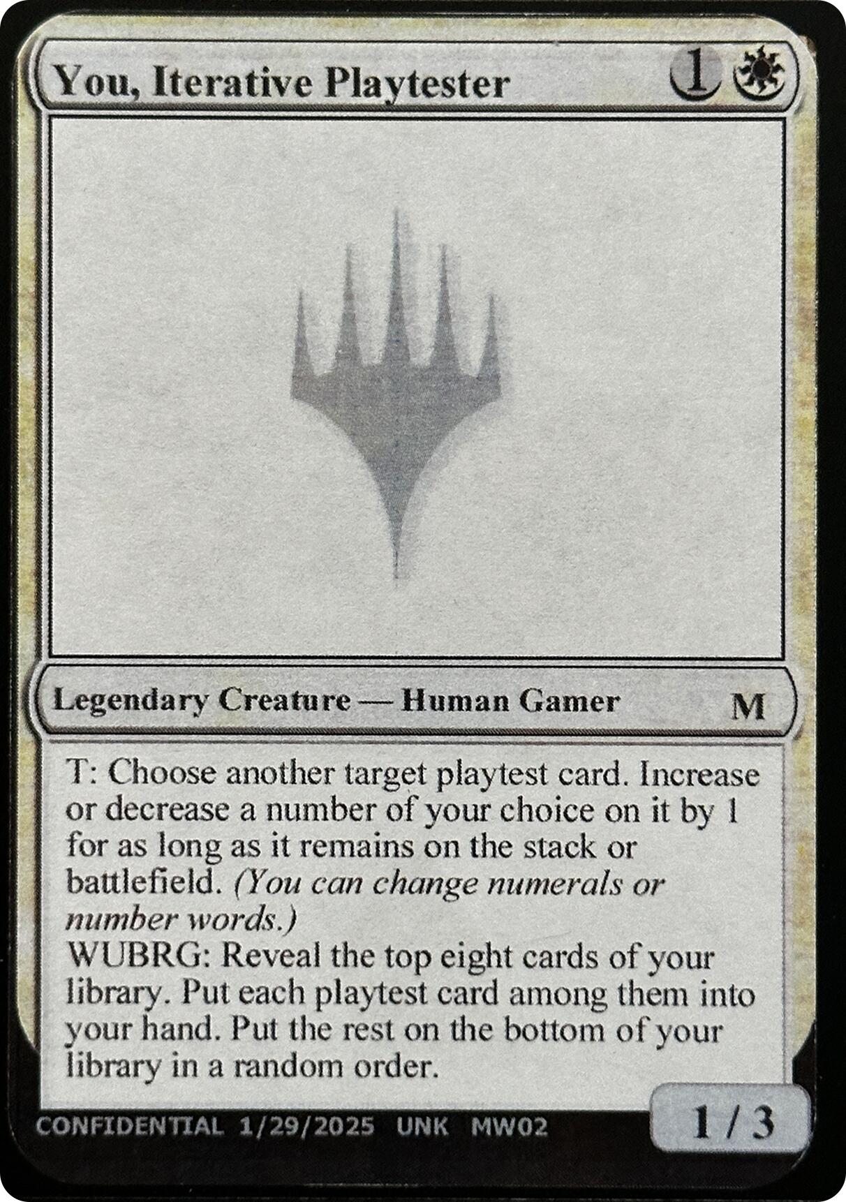 You, Iterative Playtester [Unknown Event] | Pegasus Games WI