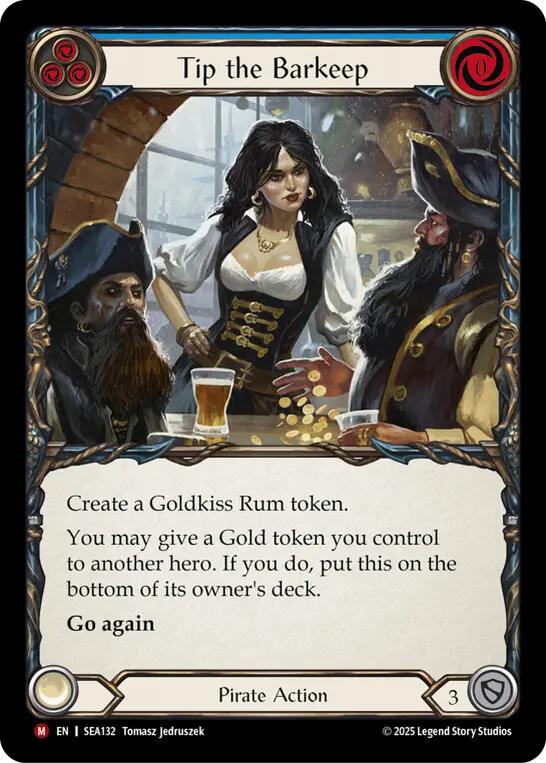 Tip the Barkeep [SEA132] (High Seas)  Rainbow Foil | Pegasus Games WI