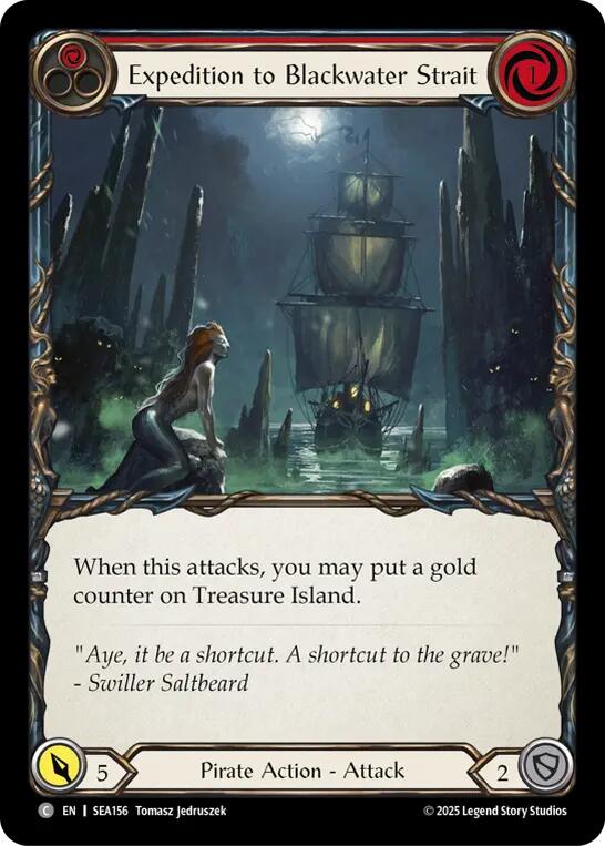 Expedition to Blackwater Strait [SEA156] (High Seas)  Rainbow Foil | Pegasus Games WI