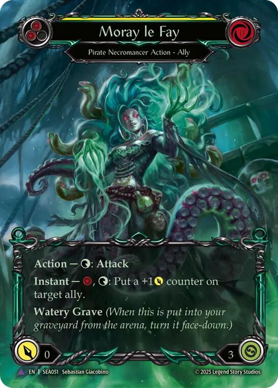 Moray le Fay (Marvel) [SEA051] (High Seas)  Cold Foil | Pegasus Games WI