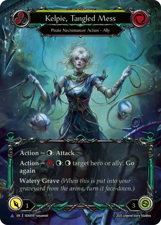 Kelpie, Tangled Mess (Marvel) [SEA059] (High Seas)  Cold Foil | Pegasus Games WI