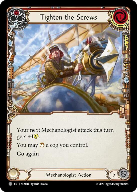 Tighten the Screws [SEA041] (High Seas)  Rainbow Foil | Pegasus Games WI
