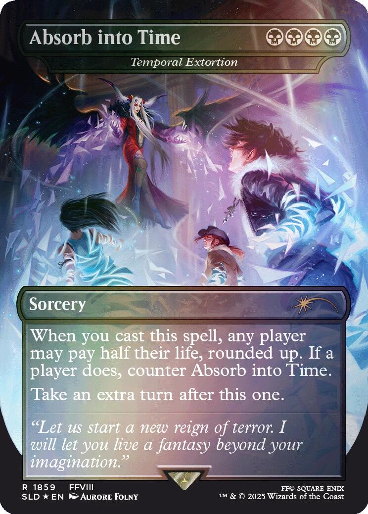 Absorb into Time - Temporal Extortion (Rainbow Foil) [Secret Lair Drop Series] | Pegasus Games WI