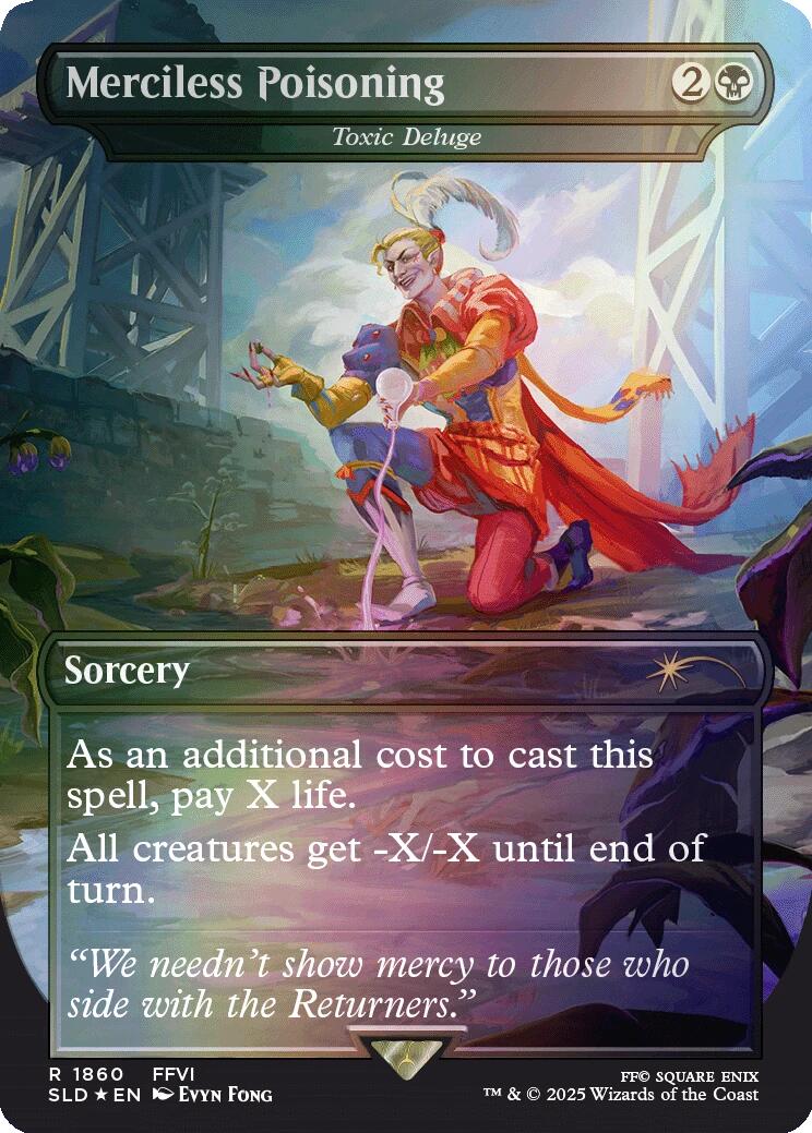 Merciless Poisoning - Toxic Deluge (Rainbow Foil) [Secret Lair Drop Series] | Pegasus Games WI