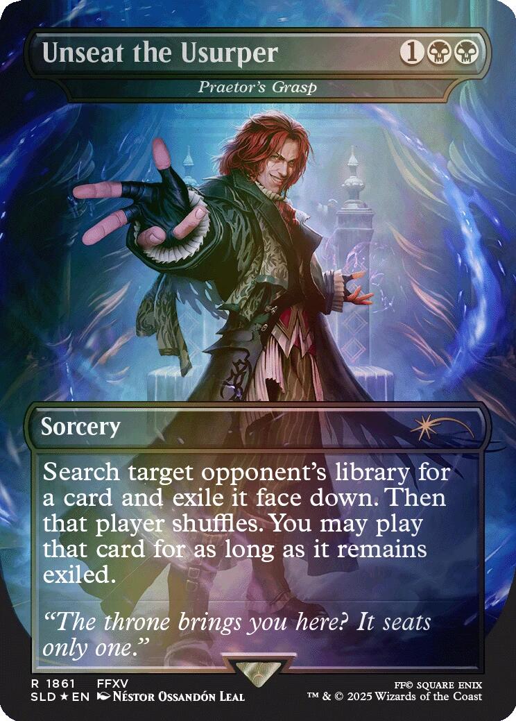 Unseat the Usurper - Praetor's Grasp (Rainbow Foil) [Secret Lair Drop Series] | Pegasus Games WI