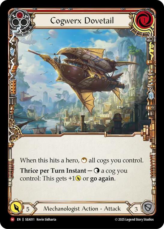 Cogwerx Dovetail [SEA011] (High Seas)  Rainbow Foil | Pegasus Games WI
