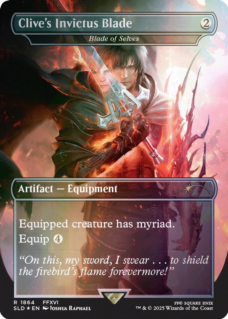 Clive's Invictus Blade - Blade of Selves (Rainbow Foil) [Secret Lair Drop Series] | Pegasus Games WI