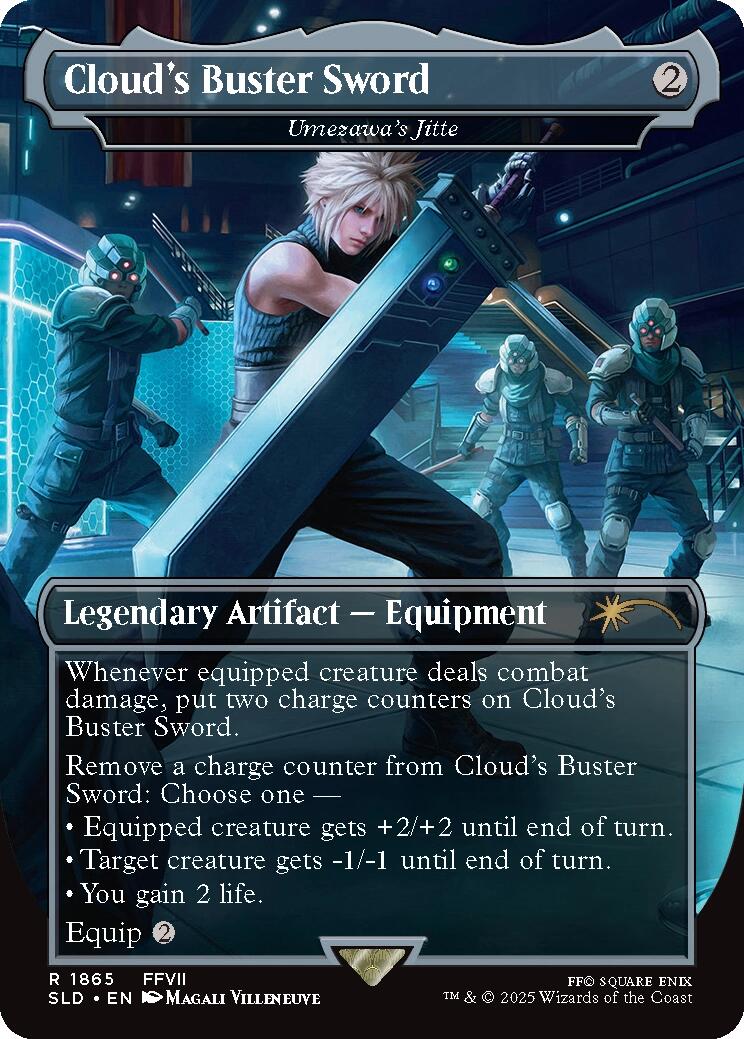 Cloud's Buster Sword - Umezawa's Jitte [Secret Lair Drop Series] | Pegasus Games WI