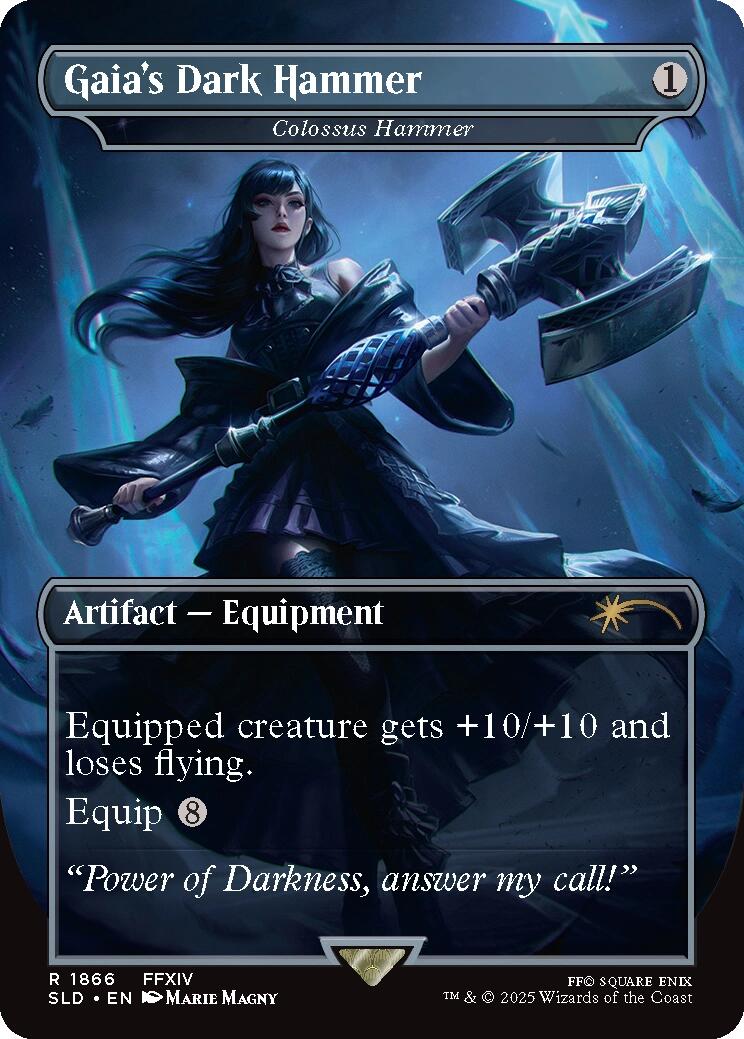Gaia's Dark Hammer - Colossus Hammer [Secret Lair Drop Series] | Pegasus Games WI