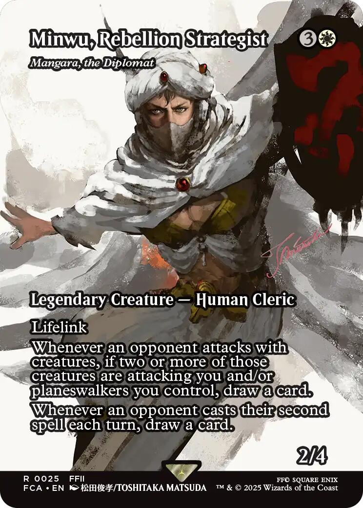Minwu, Rebellion Strategist - Mangara, the Diplomat (Showcase) [FINAL FANTASY : Through the Ages] | Pegasus Games WI