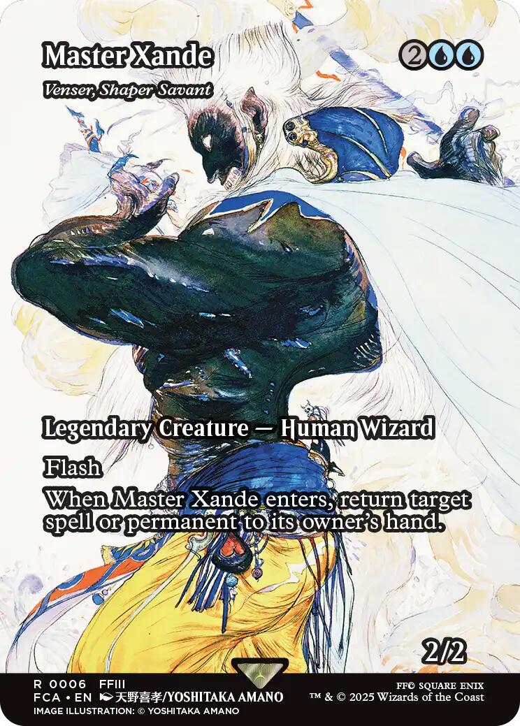 Master Xande - Venser, Shaper Savant (Showcase) [FINAL FANTASY : Through the Ages] | Pegasus Games WI