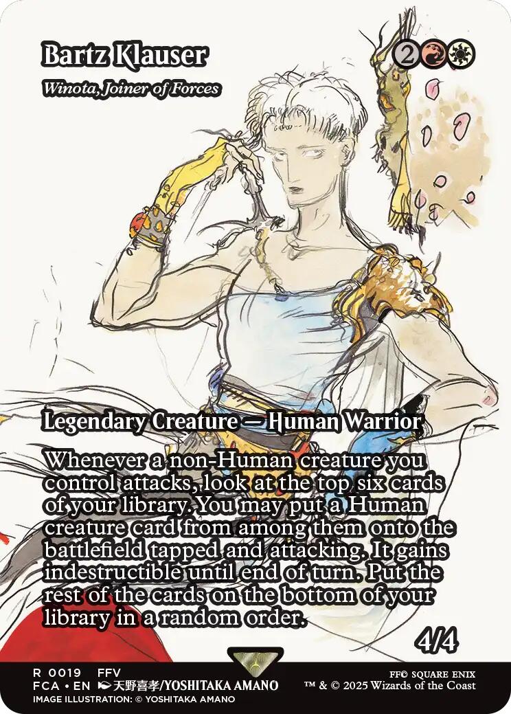 Bartz Klauser - Winota, Joiner of Forces (Showcase) [FINAL FANTASY : Through the Ages] | Pegasus Games WI