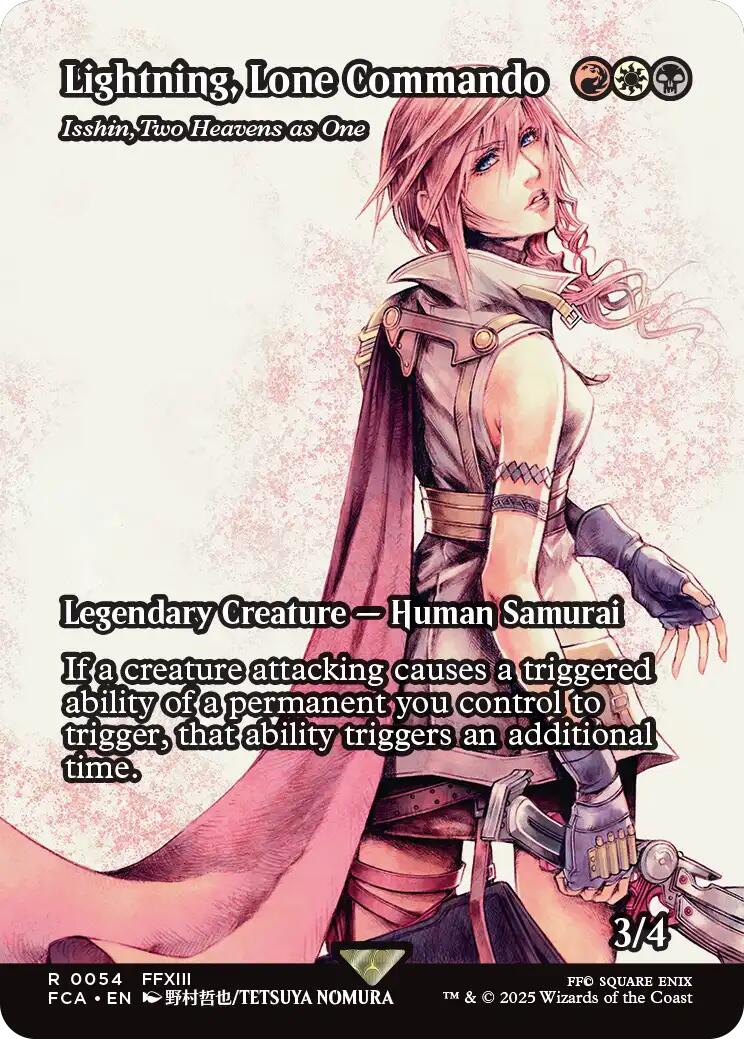 Lightning, Lone Commando - Isshin, Two Heavens as One (Showcase) [FINAL FANTASY : Through the Ages] | Pegasus Games WI