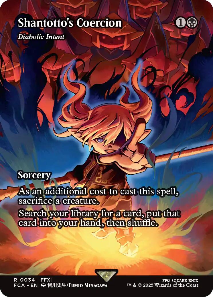 Shantotto's Coercion - Diabolic Intent (Showcase) [FINAL FANTASY : Through the Ages] | Pegasus Games WI