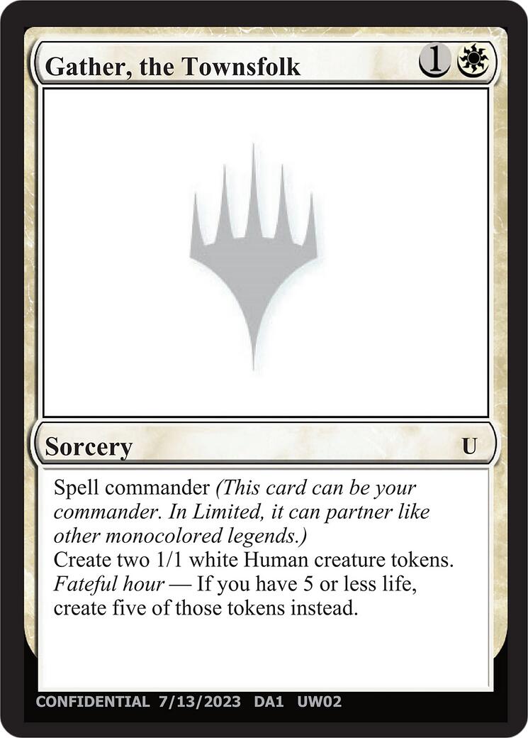 Gather, the Townsfolk [Unknown Event] | Pegasus Games WI