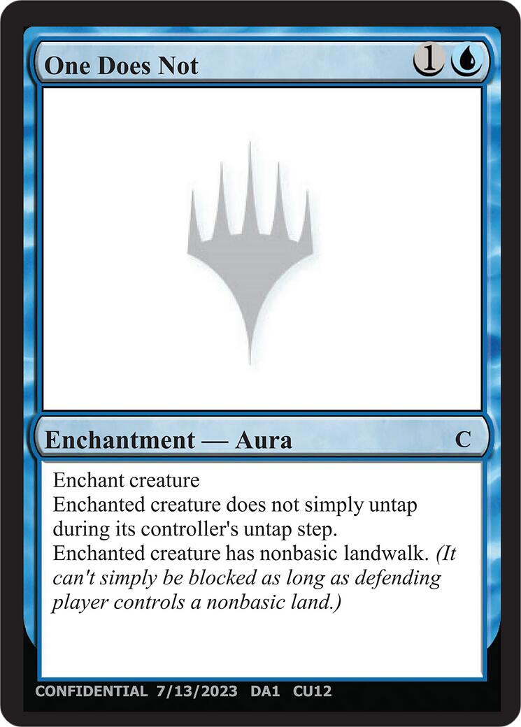 One Does Not [Unknown Event] | Pegasus Games WI