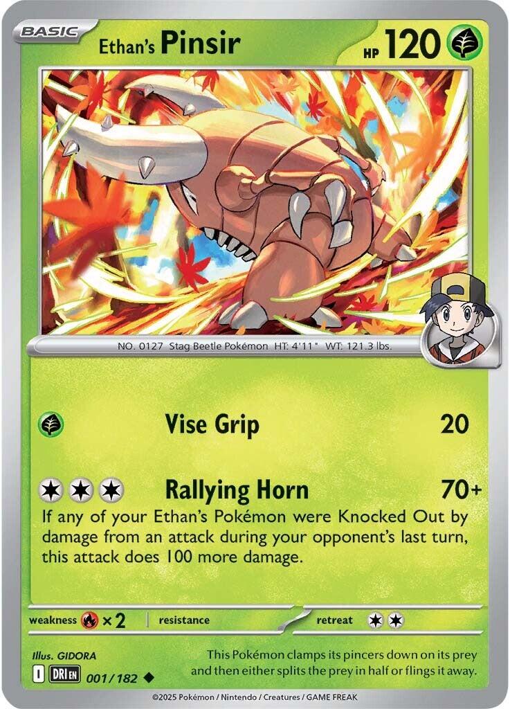 Ethan's Pinsir (001/182) [Scarlet & Violet: Destined Rivals] | Pegasus Games WI