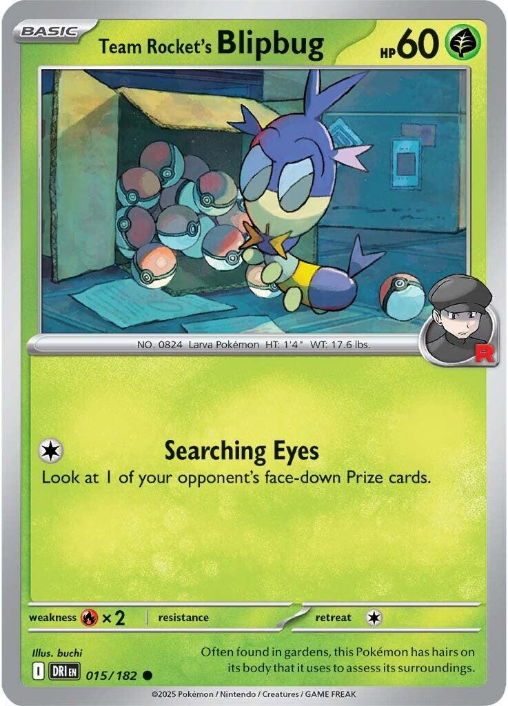 Team Rocket's Blipbug (015/182) [Scarlet & Violet: Destined Rivals] | Pegasus Games WI
