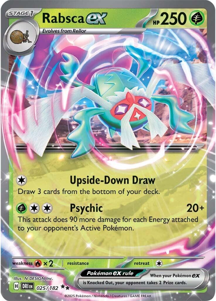 Rabsca ex (025/182) [Scarlet & Violet: Destined Rivals] | Pegasus Games WI