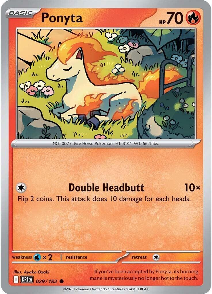 Ponyta (029/182) [Scarlet & Violet: Destined Rivals] | Pegasus Games WI