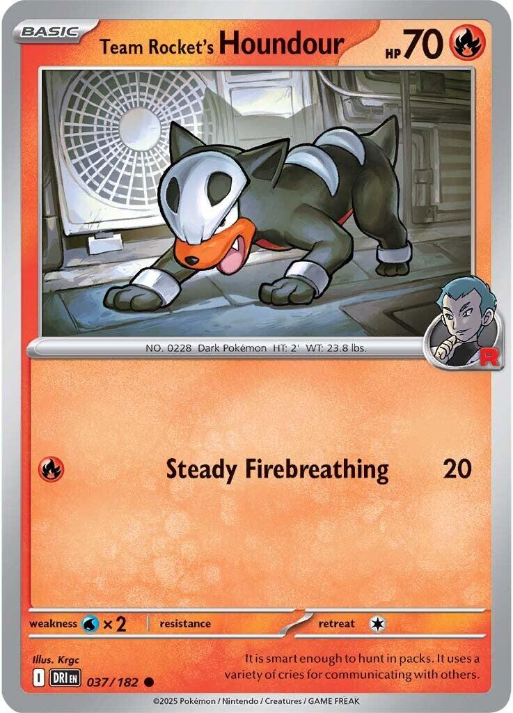 Team Rocket's Houndour (037/182) [Scarlet & Violet: Destined Rivals] | Pegasus Games WI