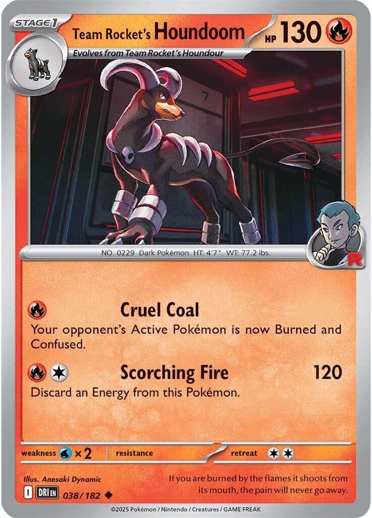 Team Rocket's Houndoom (038/182) [Scarlet & Violet: Destined Rivals] | Pegasus Games WI