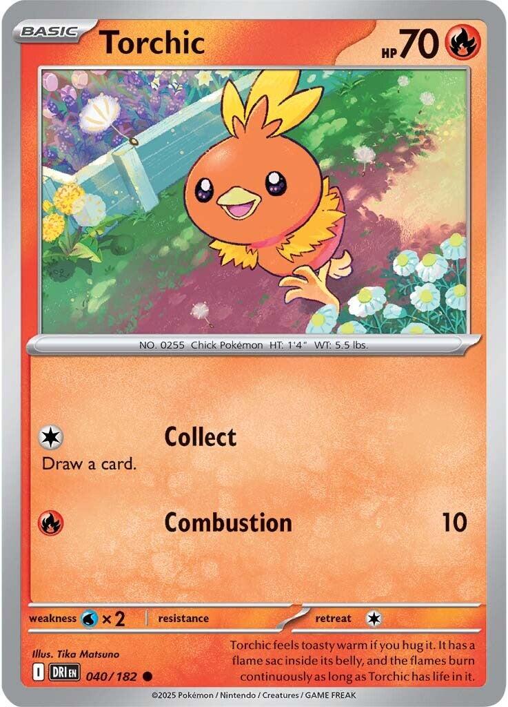 Torchic (040/182) [Scarlet & Violet: Destined Rivals] | Pegasus Games WI