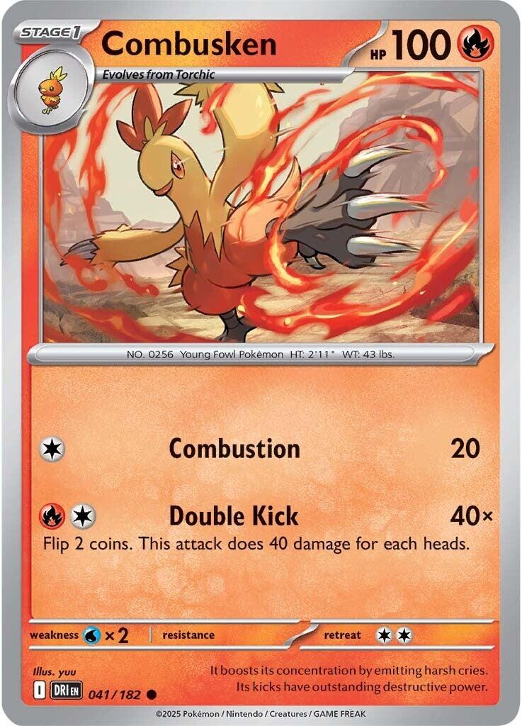 Combusken (041/182) [Scarlet & Violet: Destined Rivals] | Pegasus Games WI