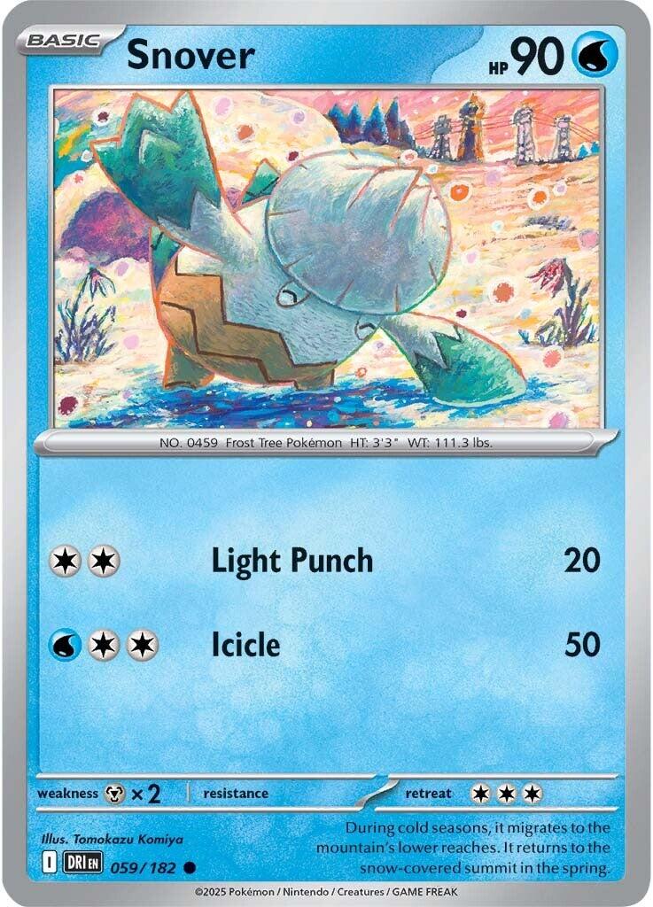 Snover (059/182) [Scarlet & Violet: Destined Rivals] | Pegasus Games WI