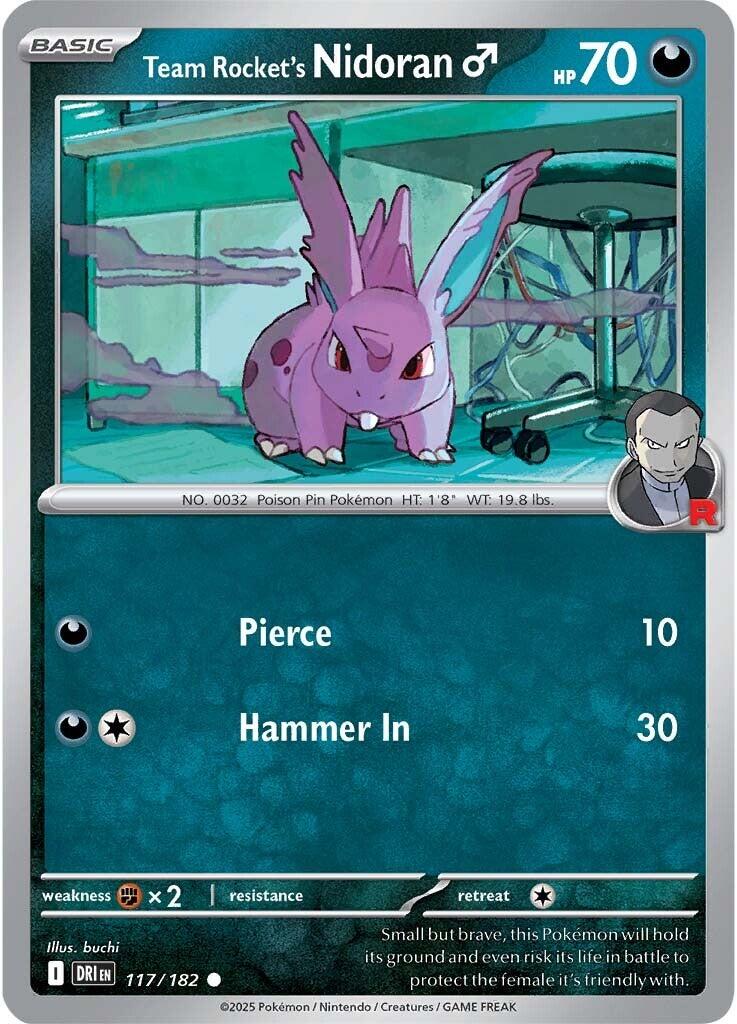 Team Rocket's Nidorand (117/182) [Scarlet & Violet: Destined Rivals] | Pegasus Games WI