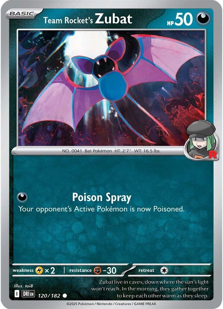 Team Rocket's Zubat (120/182) [Scarlet & Violet: Destined Rivals] | Pegasus Games WI