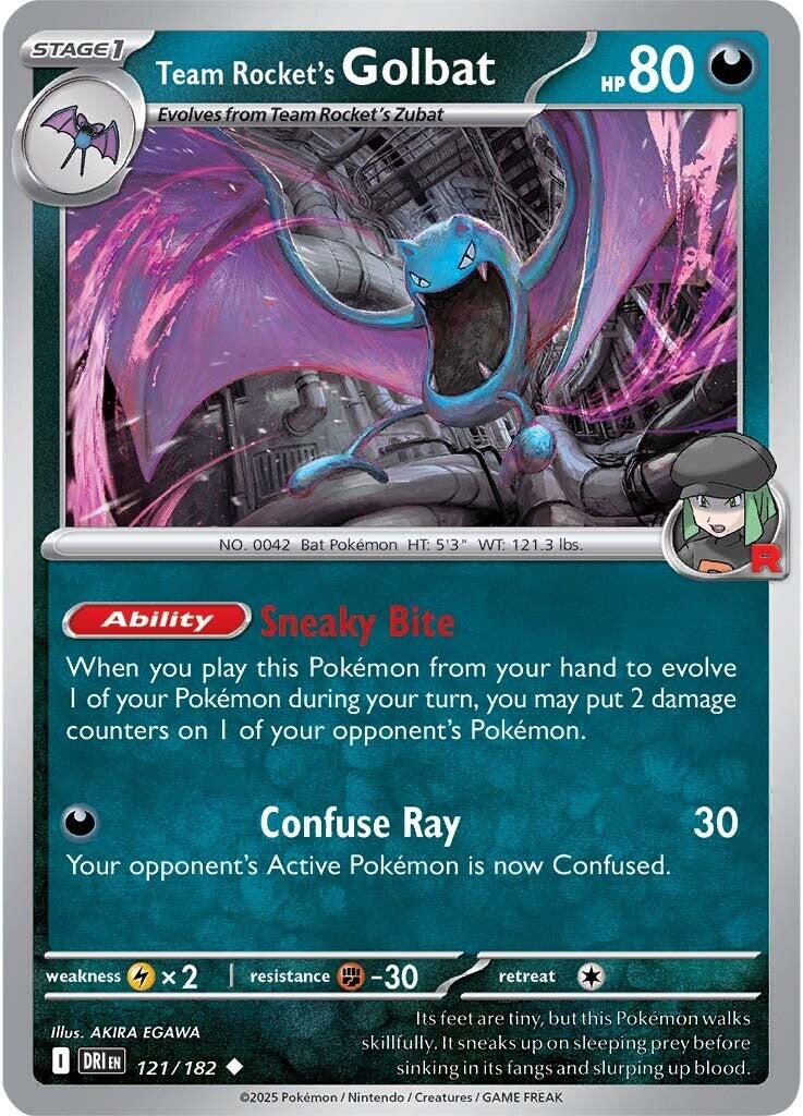 Team Rocket's Golbat (121/182) [Scarlet & Violet: Destined Rivals] | Pegasus Games WI