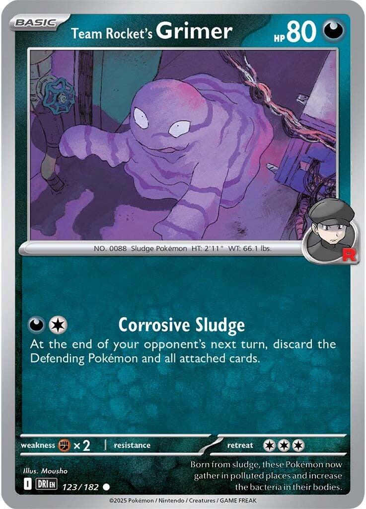 Team Rocket's Grimer (123/182) [Scarlet & Violet: Destined Rivals] | Pegasus Games WI