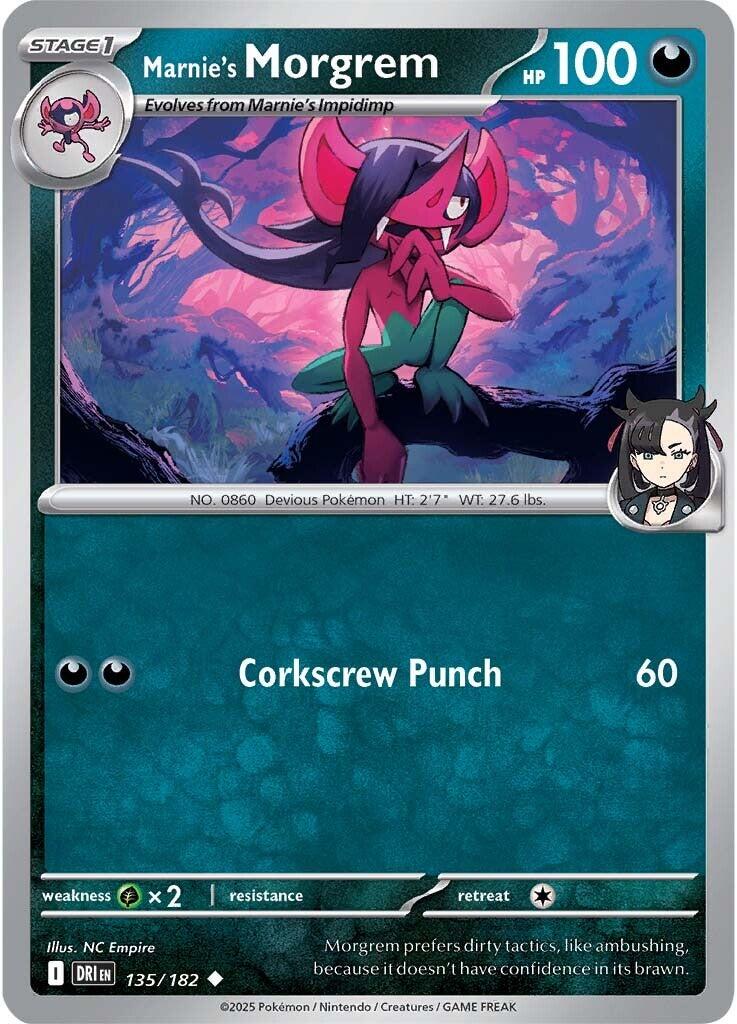 Marnie's Morgrem (135/182) [Scarlet & Violet: Destined Rivals] | Pegasus Games WI